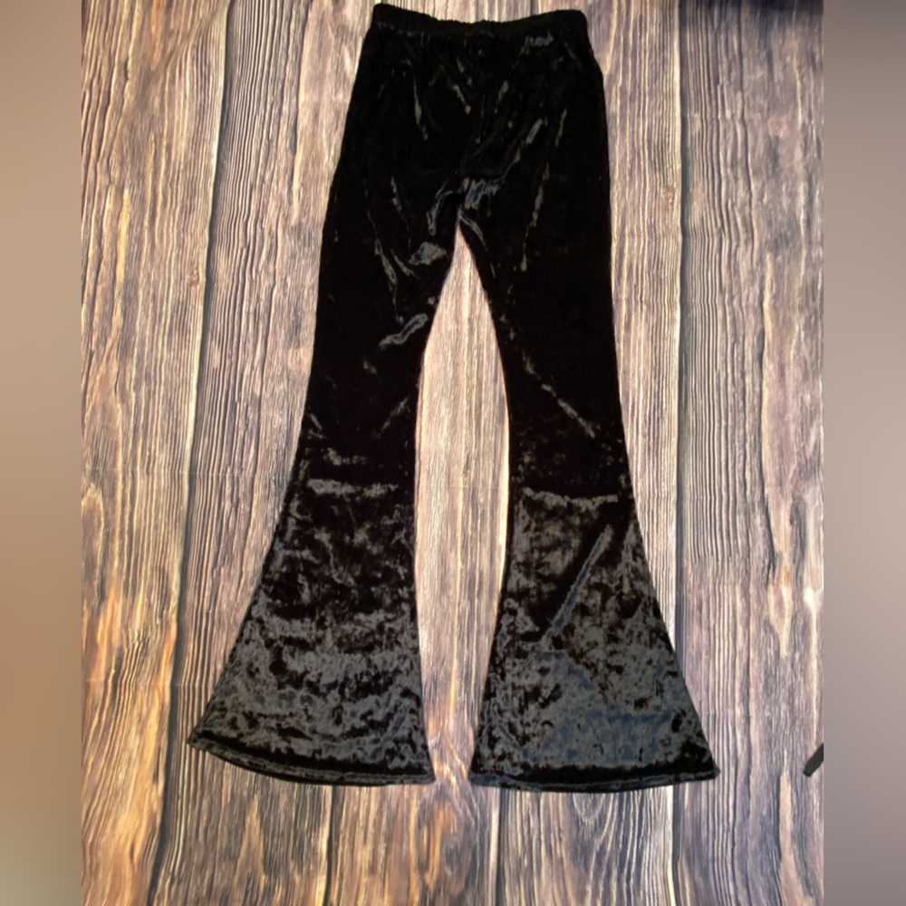 Xhiliration #2 Size Small Velvety Pull On Pants #2. Flare, Bell Bottoms.